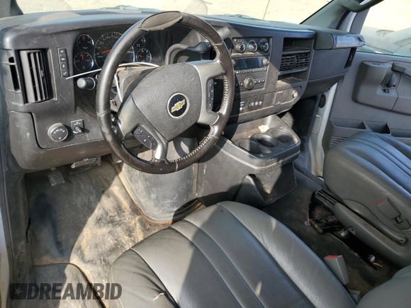 2017 Chevrolet Express Cargo Van with VIN 1GCWGBFG9H1338685, listed as a Copart auction lot 82253254 with 140,434 mi miles and Clean Title. Bid and sale history available at carsss.com. Image 8.