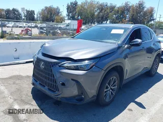 2023 Lexus NX 350h with VIN JTJAKCEZ7P2011676, listed as a IAAI auction lot 42229334 with 25,238 mi miles and . Bid and sale history available at DreamBid. Image 2.