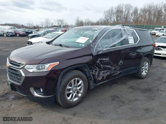 2020 Chevrolet Traverse LT Cloth with VIN 1GNEVGKW8LJ151515, listed as a IAAI auction lot 41685626 with 107,107 mi miles. Bid and sale history available at carsss.com. Image 17.