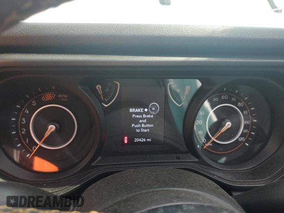 2024 Jeep Wrangler Sport S with VIN 1C4PJXDN1RW329424, listed as a Copart auction lot 61502455 with 20,426 mi miles and Clean title. Bid and sale history available at DreamBid. Image 9.