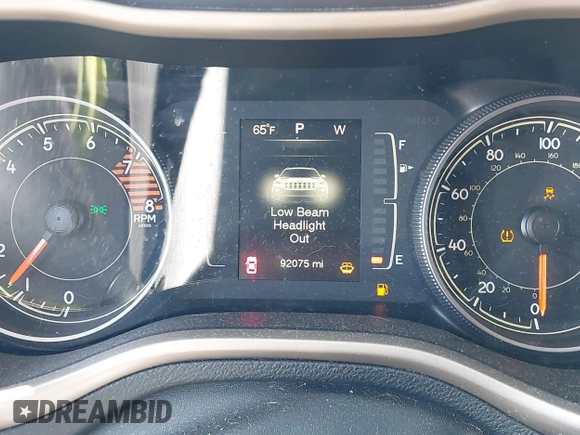 2016 Jeep Cherokee Sport with VIN 1C4PJLAS5GW376259, listed as a IAAI auction lot 41287458 with 92,075 mi miles and . Bid and sale history available at DreamBid. Image 7.