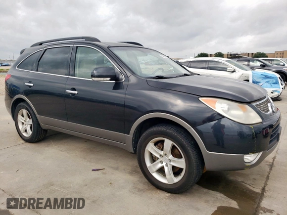 2008 Hyundai Veracruz GLS with VIN KM8NU73C78U045963, listed as a Copart auction lot 54604385 with 112,498 mi miles and Salvage title. Bid and sale history available at DreamBid. Image 4.