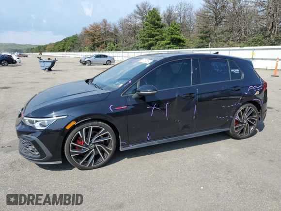 2022 Volkswagen GTI Autobahn with VIN WVW587CD2NW217432, listed as a Copart auction lot 68704564 with 34,672 mi miles and Salvage Title. Bid and sale history available at DreamBid. Image 1.