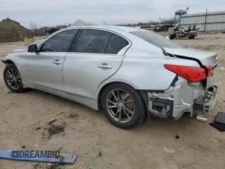 2017 Infiniti Q50 3.0t Sport with VIN JN1EV7AR4HM841419, listed as a Copart auction lot 85579134 with 101,216 mi miles and Salvage Title. Bid and sale history available at carsss.com. Image 2.