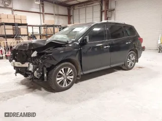 2019 Nissan Pathfinder SV with VIN 5N1DR2MN5KC650691, listed as a IAAI auction lot 41387436 with 131,222 mi miles. Bid and sale history available at carsss.com. Image 2.