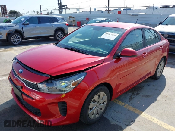 2020 Kia Rio LX with VIN 3KPA24AD2LE258927, listed as a IAAI auction lot 41967690 with 37,731 mi miles and . Bid and sale history available at DreamBid. Image 6.