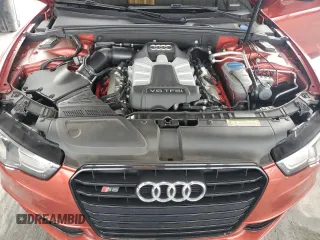 2015 Audi S5 Premium Plus with VIN WAUCGAFRXFA029509, listed as a Copart auction lot 85071334 with 68,965 mi miles and Salvage Title. Bid and sale history available at carsss.com. Image 11.