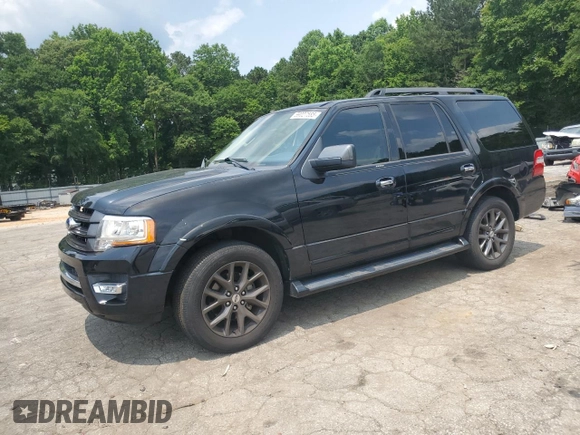 2017 Ford Expedition Limited с VIN 1FMJU1KT2HEA09167, выставлен на аукционе Copart как лот 59027585 с пробегом 77 998 миль миль и Списание • Salvage title. История ставок и продаж доступна на DreamBid. Изображение 1.