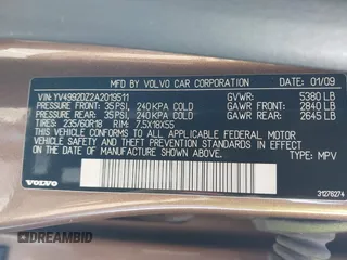 2010 Volvo XC60 3.0T с VIN YV4992DZ2A2019511, выставлен на аукционе IAAI как лот 41890532 с пробегом 161 493 миль миль и . История ставок и продаж доступна на DreamBid. Изображение 9.