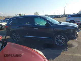 2014 Infiniti QX60 with VIN 5N1AL0MM5EC543581, listed as a IAAI auction lot 41336591 with 116,271 mi miles and . Bid and sale history available at DreamBid. Image 13.