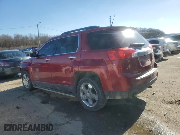 2013 GMC Terrain SLT with VIN 2GKFLUE36D6127722, listed as a Copart auction lot 47936645 with 214,169 mi miles and Salvage Title. Bid and sale history available at carsss.com. Image 2.