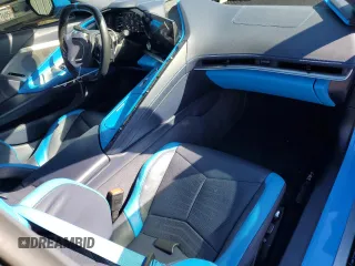2022 Chevrolet Corvette 3LT with VIN 1G1YC3D48N5122827, listed as a Copart auction lot 75023074 with 22,424 mi miles and Salvage Title. Bid and sale history available at carsss.com. Image 8.