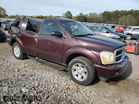 2004 Dodge Durango SLT with VIN 1D4HD48N64F138811, listed as a Copart auction lot 50614995 with 247,452 mi miles and Salvage title. Bid and sale history available at DreamBid. Image 4.