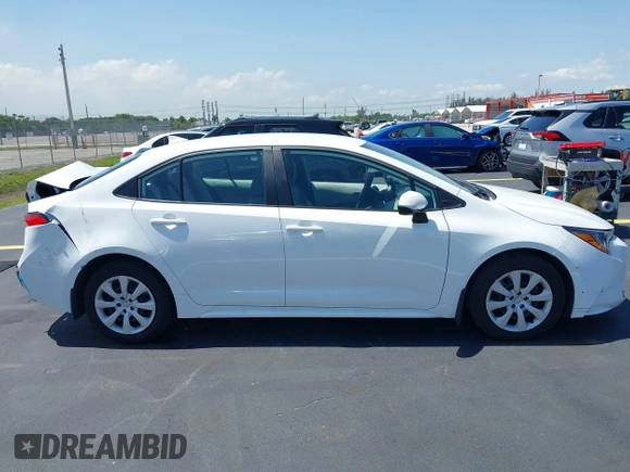 2024 Toyota Corolla LE with VIN 5YFB4MDE5RP205598, listed as a IAAI auction lot 42285592 with 11,753 mi miles and . Bid and sale history available at DreamBid. Image 13.
