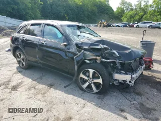 2021 Mercedes-Benz GLC 300 with VIN W1N0G8EB5MF977215, listed as a Copart auction lot 56537625 with Not provided miles and Salvage title. Bid and sale history available at DreamBid. Image 4.