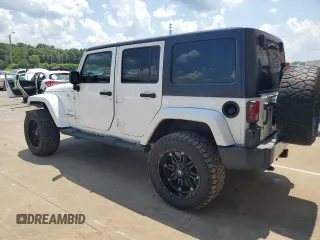 2017 Jeep Wrangler Unlimited Sahara with VIN 1C4BJWEG7HL684621, listed as a Copart auction lot 62403015 with 92,786 mi miles and Salvage title. Bid and sale history available at DreamBid. Image 2.