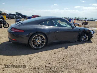 2014 Porsche 911 Carrera with VIN WP0AA2A92ES106763, listed as a Copart auction lot 62423665 with 26,541 mi miles and Salvage title. Bid and sale history available at DreamBid. Image 3.