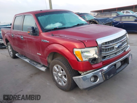 2013 Ford F-150 XL with VIN 1FTFW1CT3DKF03584, listed as a IAAI auction lot 42309670 with 158,251 mi miles and . Bid and sale history available at DreamBid. Image 1.