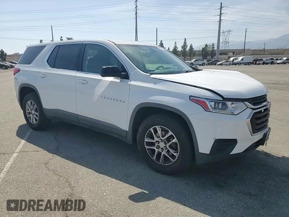 2018 Chevrolet Traverse LS with VIN 1GNERFKW5JJ222682, listed as a Copart auction lot 58275525 with 132,937 mi miles and Salvage title. Bid and sale history available at DreamBid. Image 15.