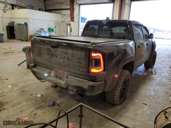 2021 Ram 1500 TRX with VIN 1C6SRFU96MN809299, listed as a Copart auction lot 44159175 with 47,825 mi miles and Salvage Title. Bid and sale history available at carsss.com. Image 3.