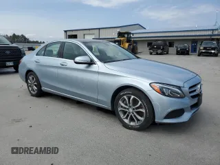 2015 Mercedes-Benz C 300 Luxury with VIN 55SWF4KB7FU087337, listed as a Copart auction lot 52773935 with 99,815 mi miles and Salvage Title. Bid and sale history available at DreamBid. Image 4.
