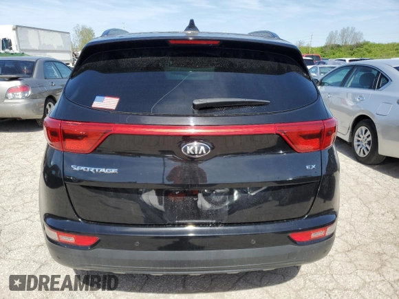 2018 Kia Sportage EX with VIN KNDPN3AC0J7322219, listed as a Copart auction lot 49298004 with 48,978 mi miles and Clean Title. Bid and sale history available at DreamBid. Image 6.
