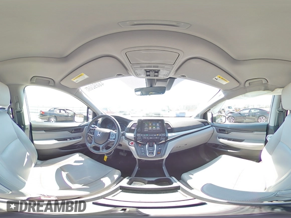 2020 Honda Odyssey EX-L with VIN 5FNRL6H78LB072721, listed as a Copart auction lot 48892095 with 39,634 mi miles and Salvage Title. Bid and sale history available at carsss.com. Image 13.