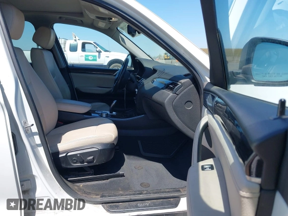 2015 BMW X3 xDrive28i with VIN 5UXWX9C52F0D56266, listed as a IAAI auction lot 42064154 with 52,233 mi miles. Bid and sale history available at carsss.com. Image 5.