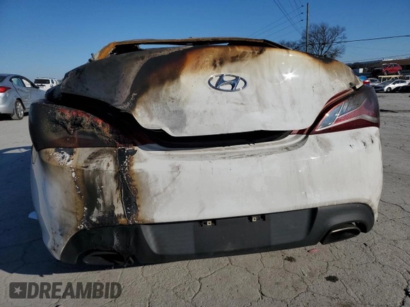 2013 Hyundai Genesis Coupe Track z VIN KMHHU6KJ8DU083512, wystawiony jako Copart lot #41666345 z przebiegiem Nie podano mil oraz Nie do naprawy • Non repairable. Historia ofert i sprzedaży dostępna na DreamBid. Obrazek 6.