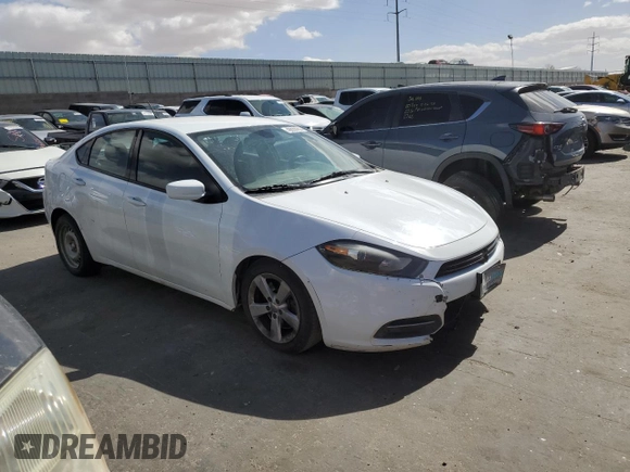 2015 Dodge Dart SXT with VIN 1C3CDFBB8FD266102, listed as a Copart auction lot 46630255 with 268,141 mi miles and Salvage Title. Bid and sale history available at carsss.com. Image 4.
