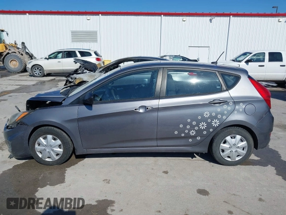 2014 Hyundai Accent GS with VIN KMHCT5AE9EU151393, listed as a IAAI auction lot 41571254 with 163,092 mi miles. Bid and sale history available at carsss.com. Image 15.