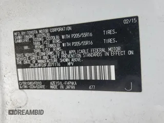 2015 Scion xB z VIN JTLZE4FE6FJ071116, wystawiony jako Copart lot #57822695 z przebiegiem 164 358 mil mil oraz Tytuł czysty. Historia ofert i sprzedaży dostępna na DreamBid. Obrazek 12.