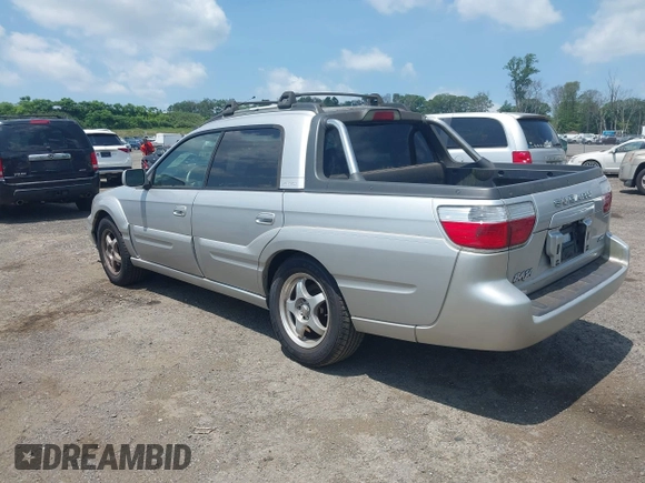 2003 Subaru Baja with VIN 4S4BT61C436109280, listed as a IAAI auction lot 42578238 with 193,519 mi miles and . Bid and sale history available at DreamBid. Image 3.
