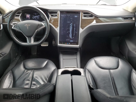 2014 Tesla Model S 60 with VIN 5YJSA1H11EFP65266, listed as a Copart auction lot 60934805 with 93,546 mi miles and Salvage title. Bid and sale history available at DreamBid. Image 8.