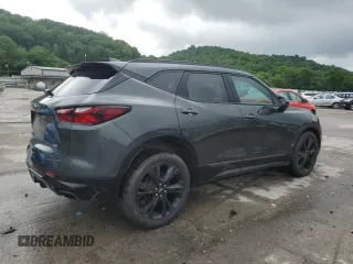 2019 Chevrolet Blazer RS with VIN 3GNKBJRS3KS703107, listed as a Copart auction lot 56701205 with 60,816 mi miles and Salvage title. Bid and sale history available at DreamBid. Image 3.