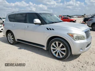 2014 Infiniti QX80 z VIN JN8AZ2NF6E9555206, wystawiony jako Copart lot #58139605 z przebiegiem 171 588 mil mil oraz Czysty tytuł • Clean title. Historia ofert i sprzedaży dostępna na DreamBid. Obrazek 4.