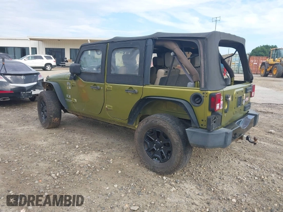 2007 Jeep Wrangler Unlimited X with VIN 1J4GA39177L164566, listed as a IAAI auction lot 42588655 with 50,915 mi miles and . Bid and sale history available at DreamBid. Image 3.