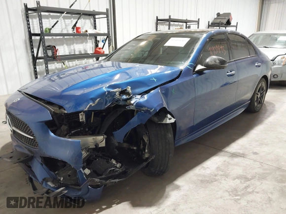 2022 Mercedes-Benz C 300 with VIN W1KAF4HB5NR067802, listed as a IAAI auction lot 41409645 with 44,100 mi miles and . Bid and sale history available at DreamBid. Image 17.