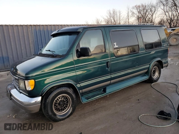 1994 Ford Econoline Cargo with VIN 1FDEE14H5RHB91387, listed as a Copart auction lot 45939385 with 124,179 mi miles and Non Repairable. Bid and sale history available at DreamBid. Image 1.