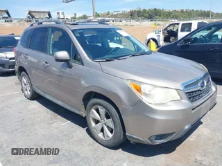 2014 Subaru Forester Premium z VIN JF2SJAEC9EH474781, wystawiony jako IAAI lot #41977375 z przebiegiem 205 066 mil mil oraz . Historia ofert i sprzedaży dostępna na DreamBid. Obrazek 1.