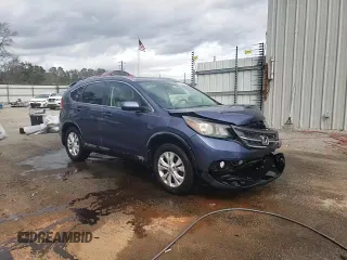 2013 Honda CR-V EX-L with VIN 2HKRM4H74DH646204, listed as a Copart auction lot 47602905 with 124,990 mi miles and Salvage Title. Bid and sale history available at carsss.com. Image 14.