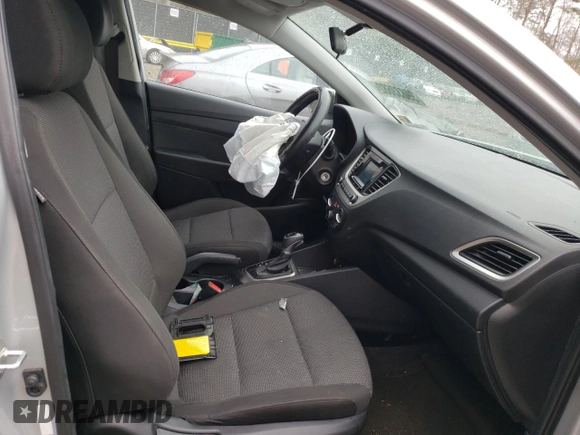 2019 Hyundai Accent SE with VIN 3KPC24A3XKE065374, listed as a Copart auction lot 59446053 with 50,555 mi miles. Bid and sale history available at carsss.com. Image 5.