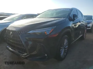 2023 Lexus NX 350h Luxury with VIN 2T2HKCEZ7PC013958, listed as a Copart auction lot 76819444 with 23,440 mi miles and Non Repairable. Bid and sale history available at DreamBid. Image 1.