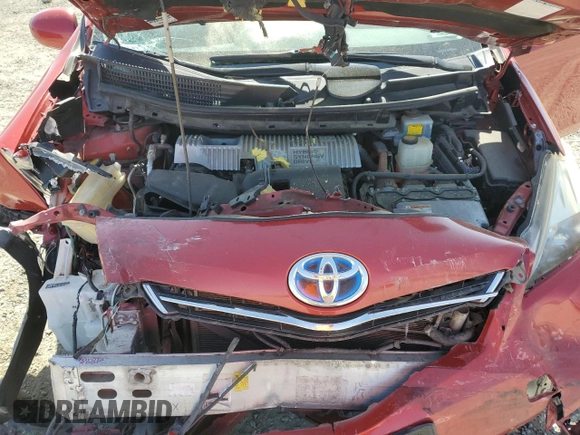 2012 Toyota Prius Two with VIN JTDZN3EU5C3036971, listed as a Copart auction lot 52208535 with 192,367 mi miles and Salvage Title. Bid and sale history available at DreamBid. Image 13.