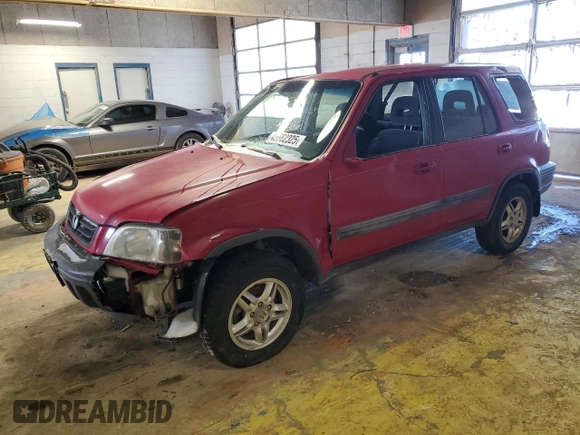 2001 Honda CR-V EX with VIN JHLRD18681C022373, listed as a Copart auction lot 45662325 with 225,807 mi miles and Salvage Title. Bid and sale history available at carsss.com. Image 1.