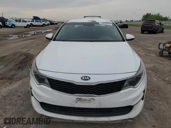2016 Kia Optima LX with VIN 5XXGT4L33GG056316, listed as a Copart auction lot 54840435 with 109,397 mi miles and Salvage title. Bid and sale history available at DreamBid. Image 5.