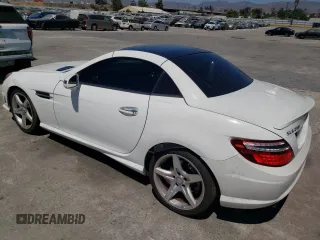 2014 Mercedes-Benz SLK-Class SLK 250 with VIN WDDPK4HA5EF088714, listed as a Copart auction lot 68346104 with 65,830 mi miles and Salvage Title. Bid and sale history available at carsss.com. Image 2.