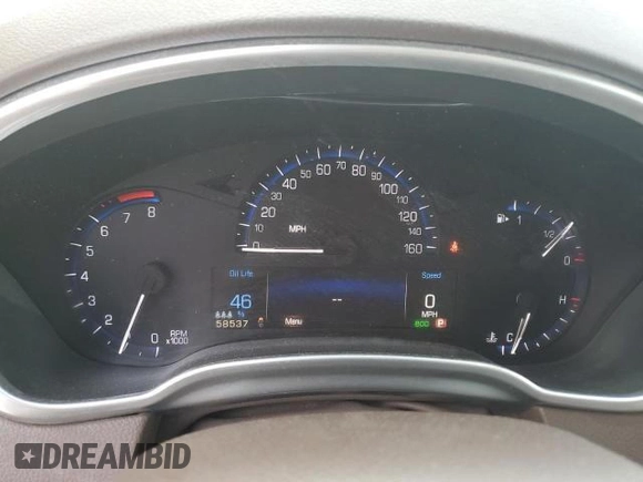 2013 Cadillac SRX Luxury Collection with VIN 3GYFNCE32DS647198, listed as a Copart auction lot 54799845 with 58,537 mi miles and Non Repairable. Bid and sale history available at carsss.com. Image 9.