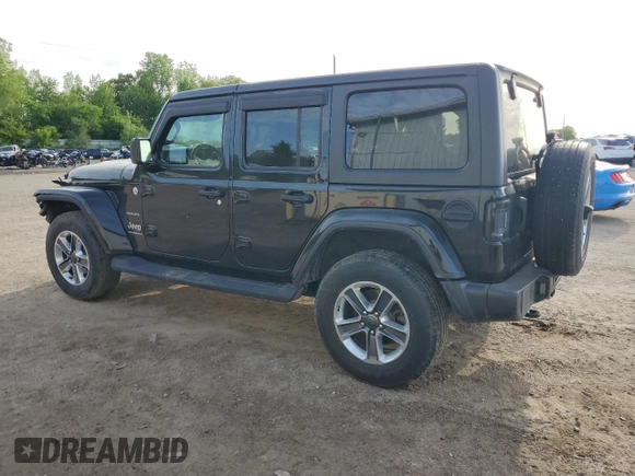 2023 Jeep Wrangler Sahara z VIN 1C4HJXEG7PW520699, wystawiony jako Copart lot #58273215 z przebiegiem 37 343 mil mil oraz Czysty tytuł • Clean title. Historia ofert i sprzedaży dostępna na DreamBid. Obrazek 2.