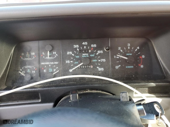 1994 Ford Ranger XL with VIN 1FTCR15U4RPB42229, listed as a Copart auction lot 51873485 with 218,376 mi miles and Clean Title. Bid and sale history available at carsss.com. Image 9.